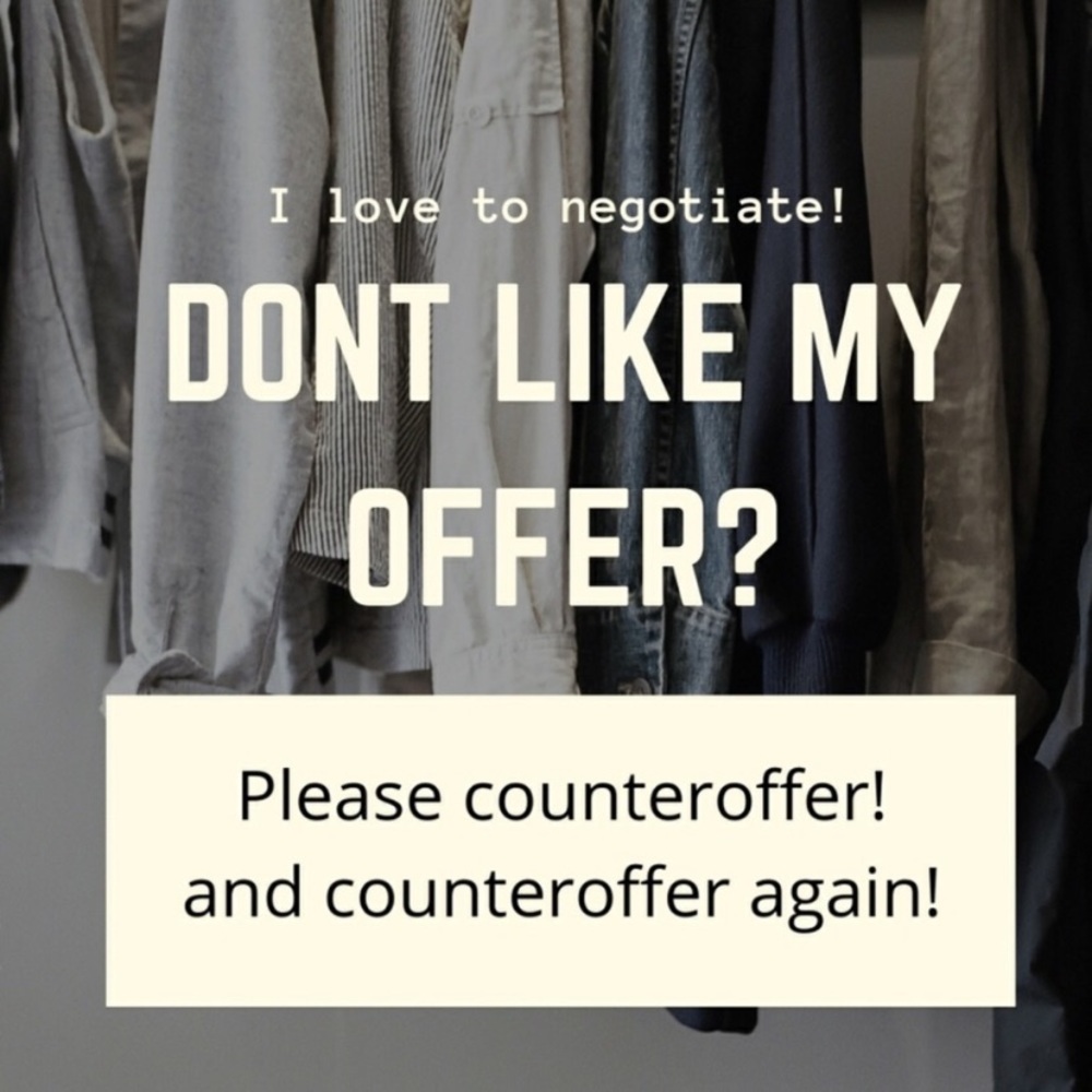 If you don’t make an offer, I can’t say yes!!!